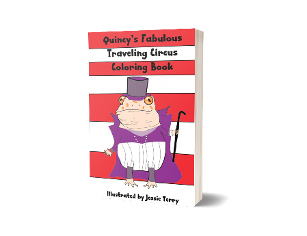 Quincy's Fabulous Traveling Circus Coloring Book